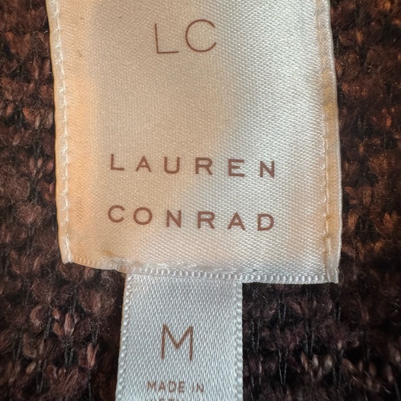 LC Lauren Conrad Maroon Textured Blazer - Picture 6 of 6